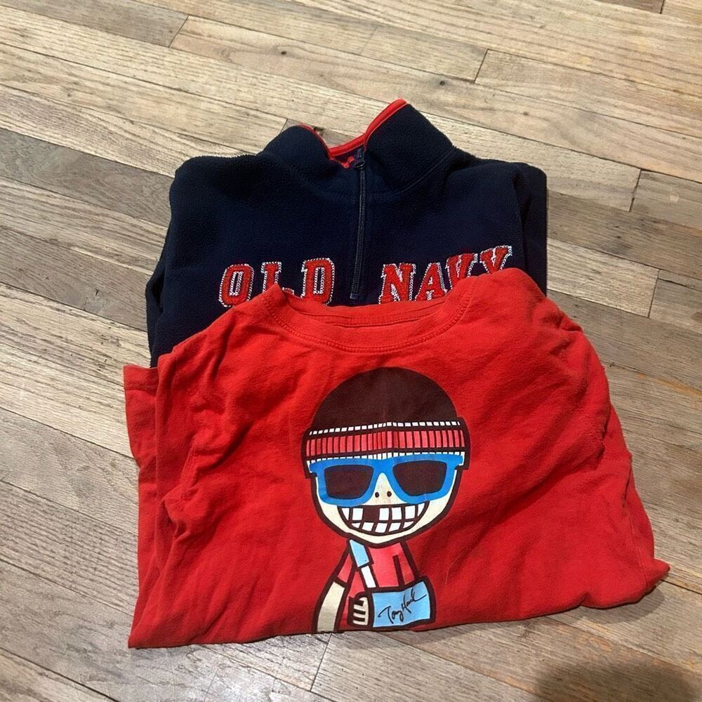 Bundle boys tops long sleeve size 6-7